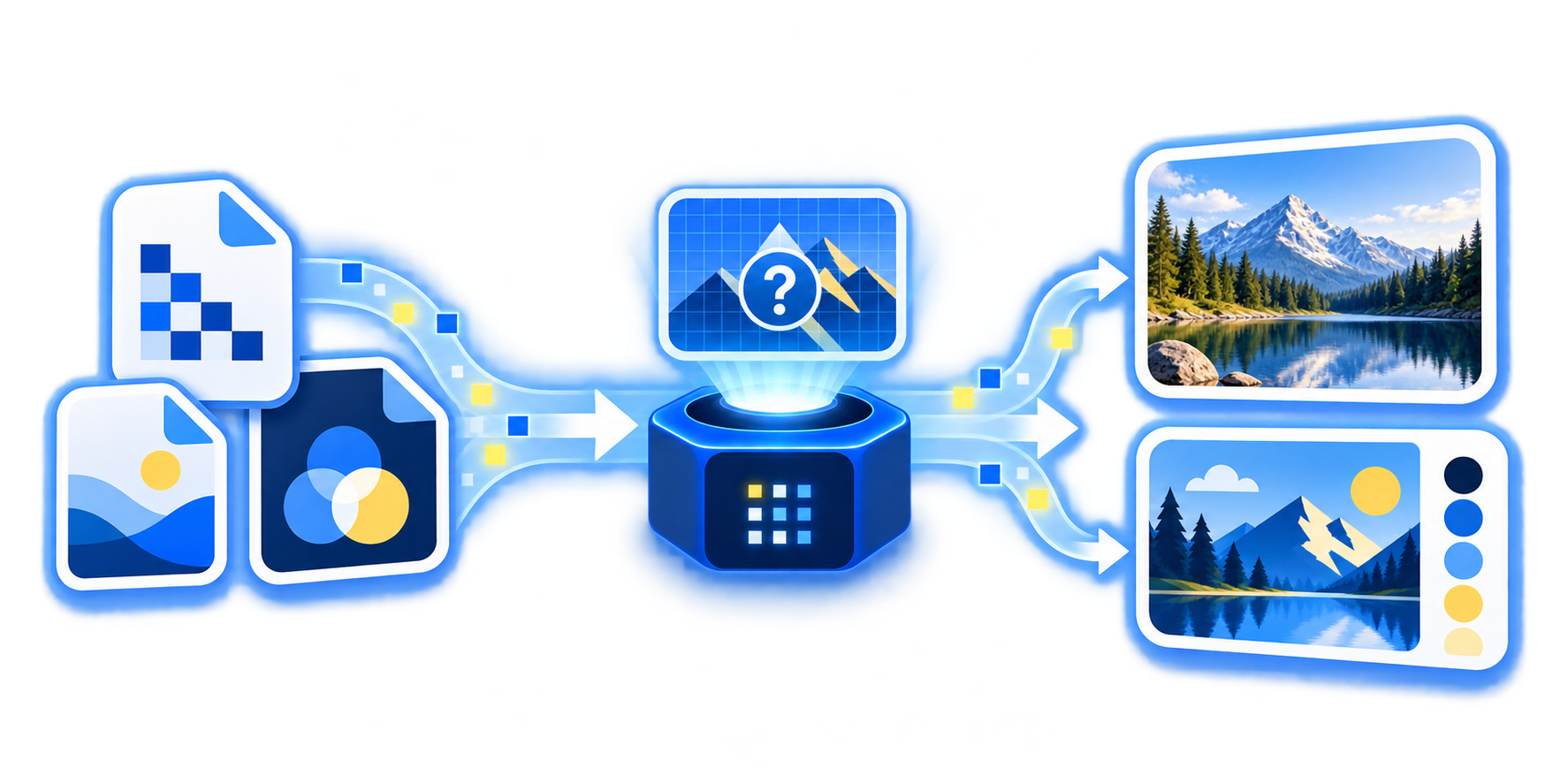 Shrinkload selecting an image format and compression strategy